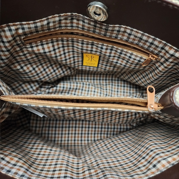 Saddle River Woven Shoulder Hand Bag - Picture 6 of 8